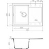 Мойка OMOIKIRI SAKAIME 68-GR 4993545