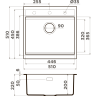 Мойка OMOIKIRI KITAGAWA 51-WH Artceramic/белый 4993309