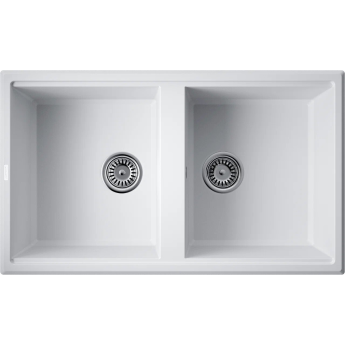 Мойка OMOIKIRI TEDORI 86-2-WH Tetogranit/белый