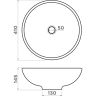 Раковина OMOIKIRI HITOMI-WH Natceramic/белый 4972078